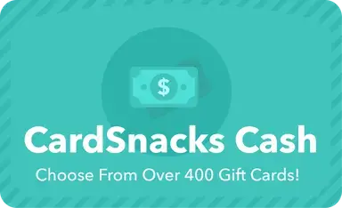 CardSnacks Cash gift card